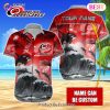 NHL Chicago Blackhawks Special Hawaiian Design With Dolphins And Waves Button Shirt NHL Chicago Blackhawks Special Hawaiian Design With Dolphins And Waves Button Shirt