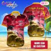 NHL Vegas Golden Knights Special Hawaiian Design With Dolphins And Waves Button Shirt