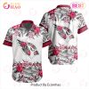NFL Atlanta Falcons Special Hawaiian Design With Flowers And Big Logo Button Shirt