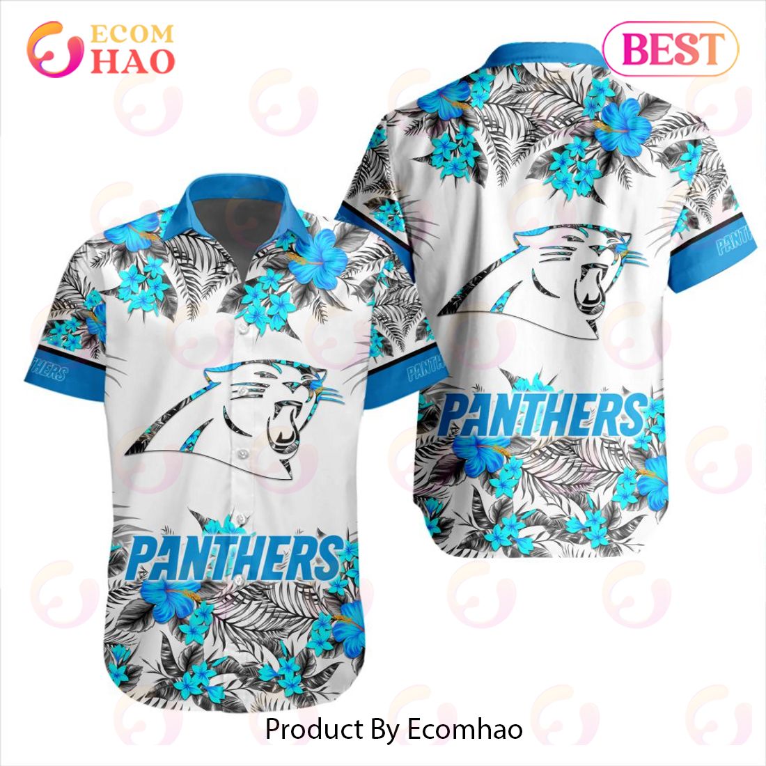 LIMITED NFL Carolina Panthers Special Hawaiian Design Button Shirt Hoodie