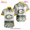 NFL Houston Texans Special Hawaiian Design With Flowers And Big Logo Button Shirt
