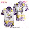 NFL New England Patriots Special Hawaiian Design With Flowers And Big Logo Button Shirt