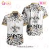 NFL New England Patriots Special Hawaiian Design With Flowers And Big Logo Button Shirt
