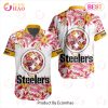 NFL Philadelphia Eagles Special Hawaiian Design With Flowers And Big Logo Button Shirt
