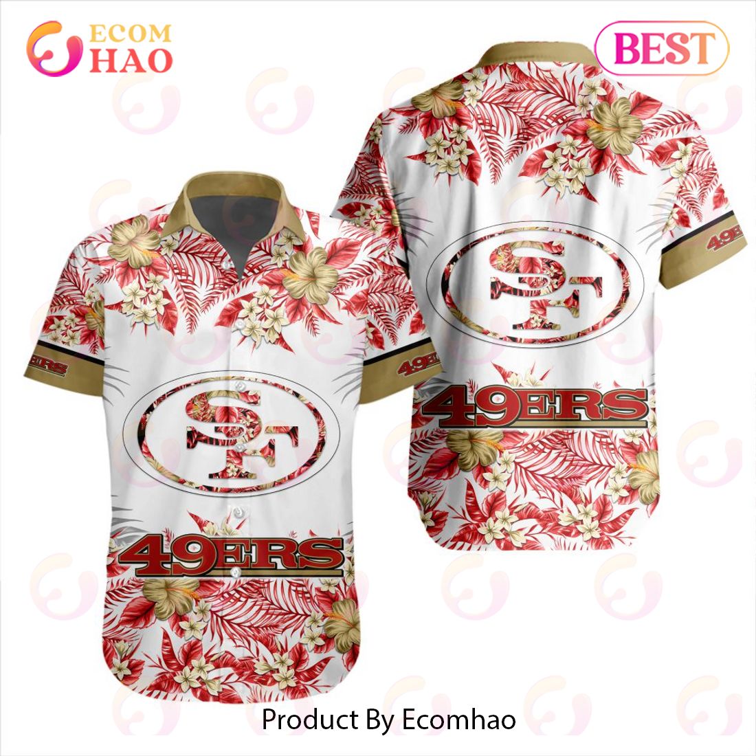 NFL Seattle Seahawks Special Hawaiian Design With Flowers And Big Logo Button Shirt