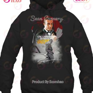 Sean Connery In Memory Of October 31, 2020 007 Signature T-Shirt