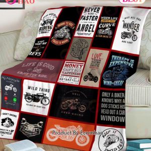 Born To Ride Forced To Work Motorcycle Ride Lover Fleece Blanket, Quilt Born To Ride Forced To Work Motorcycle Ride Lover Fleece Blanket, Quilt