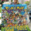 Pokemon Eevee Evolution Fairy Type Lover Fleece Blanket, Quilt