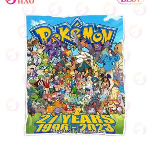 Pokemon Final 27 Years 1996 – 2023 Fleece Blanket, Quilt
