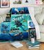 Personalized Couple Diving Quilt/Fleece Blanket - Best Gift For Couple - Salt Water Heals Everything