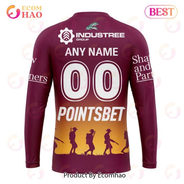 NRL Manly Warringah Sea Eagles Special ANZAC Day Kits 2023 3D Hoodie
