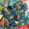 Custom Name NHL Detroit Red Wings Special Hawaiian Tropical Style Button Shirt