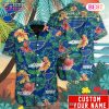 Custom Name NHL San Jose Sharks Special Hawaiian Tropical Style Button Shirt