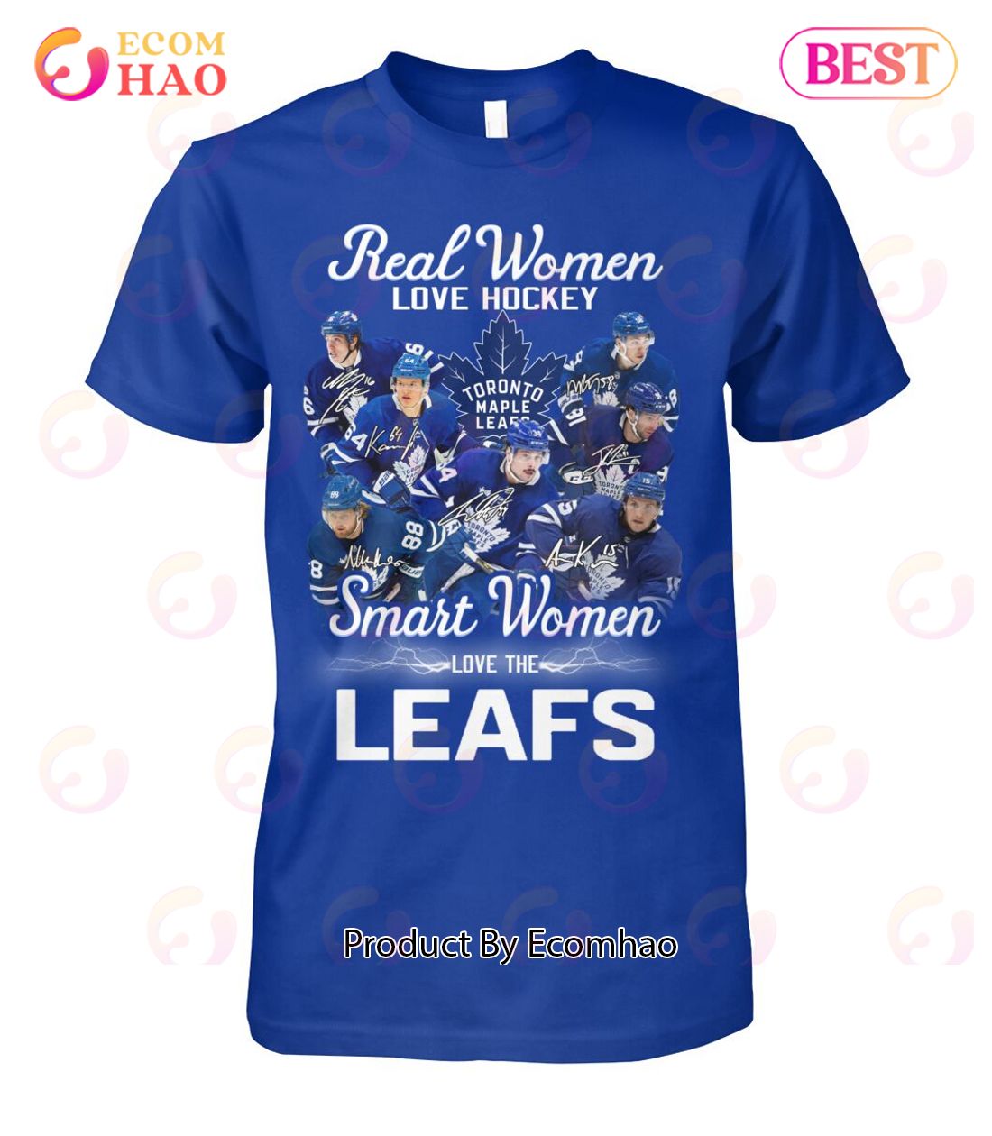 Real Women Love Hockey Smart Women Love The New York Rangers T-Shirt