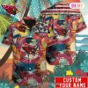 Custom Name NHL Carolina Hurricanes Special Hawaiian Tropical Style Button Shirt