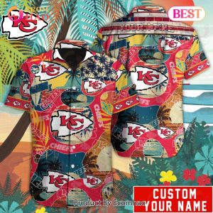 Personalized NFL Kansas City Chiefs Special Hawaiian Graphic Button Shirt