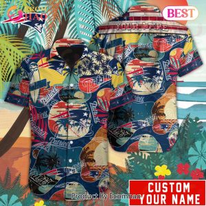Personalized NFL New England Patriots Special Hawaiian Graphic Button Shirt