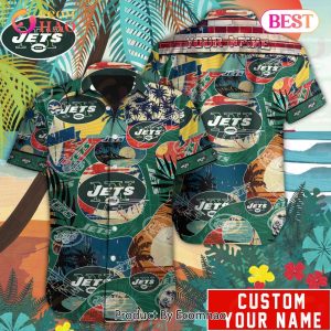 Personalized NFL New York Jets Special Hawaiian Graphic Button Shirt