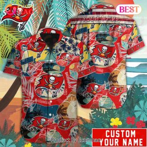 Personalized NFL Tampa Bay Buccaneers Special Hawaiian Graphic Button Shirt