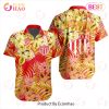 LIGA MX Club Leon Special Hawaiian Design Button Shirt