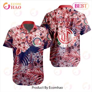 LIGA MX Deportivo Toluca Special Hawaiian Design Button Shirt