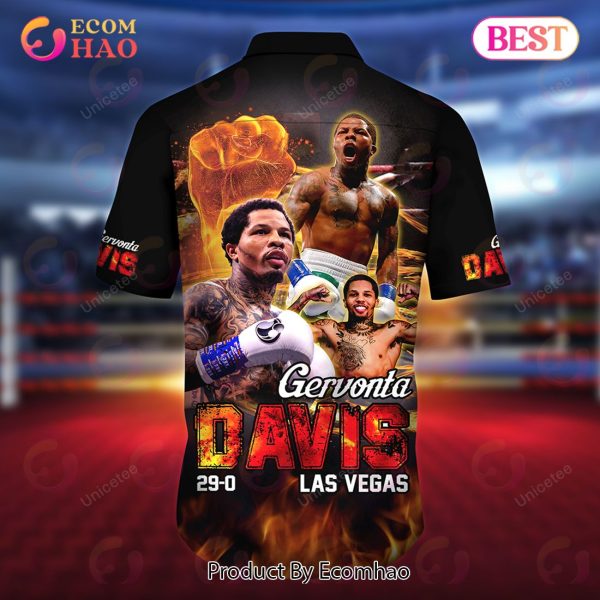 Boxing Hawaiian Shirt, Davis Win, Las Vegas WBC