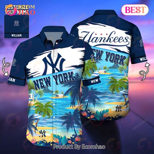 Personalized New York Yankee Sports Team Hawaiian Shirt, Baseball 3D Shirt