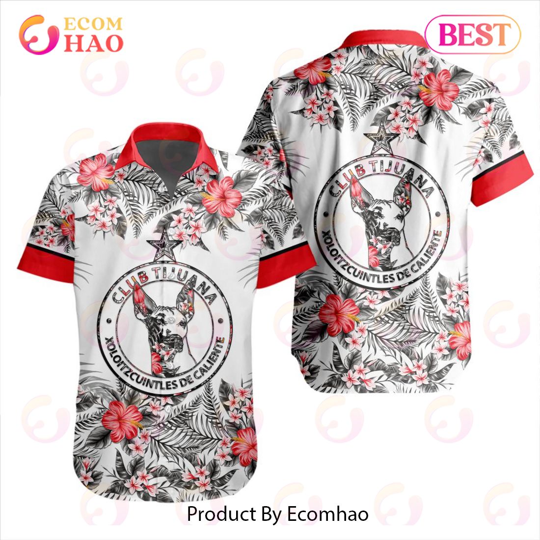 LIGA MX Cruz Azul Specialized With Floral Design Hawaiian Shirt