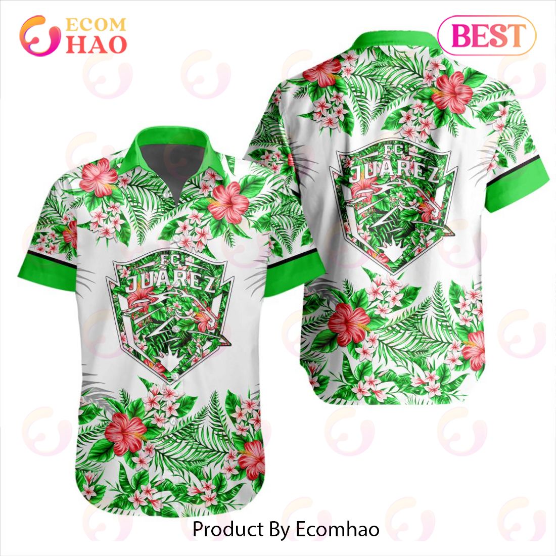 LIGA MX Mazatlan F.C Specialized With Floral Design Hawaiian Shirt