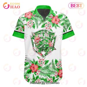 LIGA MX FC Juarez Specialized With Floral Design Hawaiian Shirt