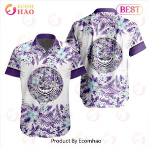 LIGA MX Mazatlan F.C Specialized With Floral Design Hawaiian Shirt