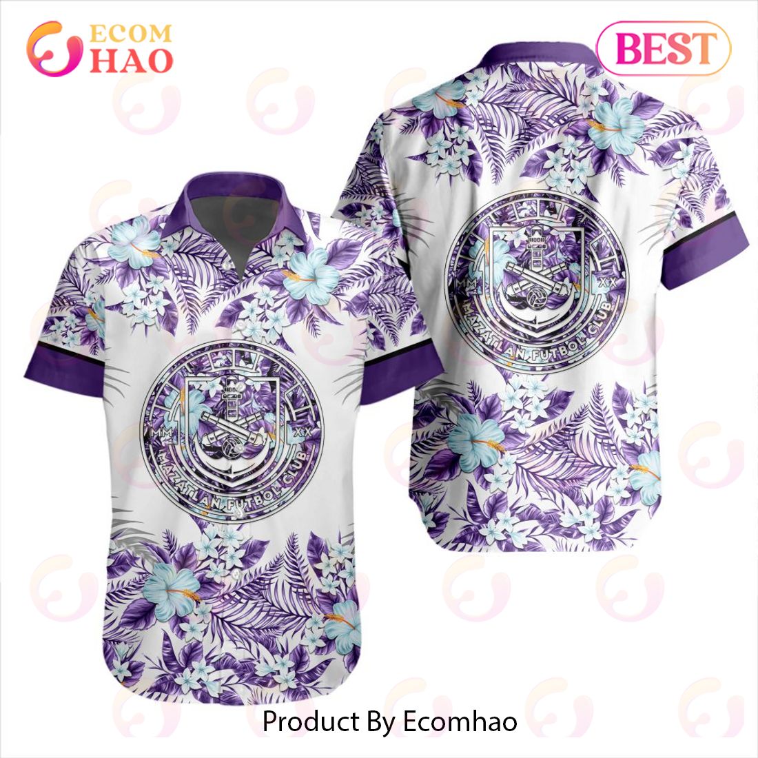 LIGA MX Pumas UNAM Specialized With Floral Design Hawaiian Shirt