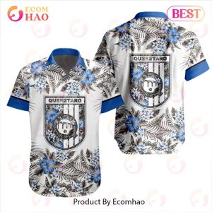 LIGA MX Queretaro F.C Specialized With Floral Design Hawaiian Shirt