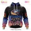 NHL Colorado Avalanche X KISS Band Design 3D Hoodie