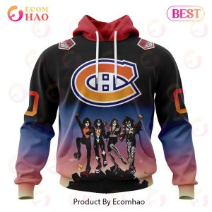 NHL Montreal Canadiens X KISS Band Design 3D Hoodie