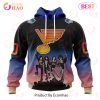 NHL Tampa Bay Lightning X KISS Band Design 3D Hoodie