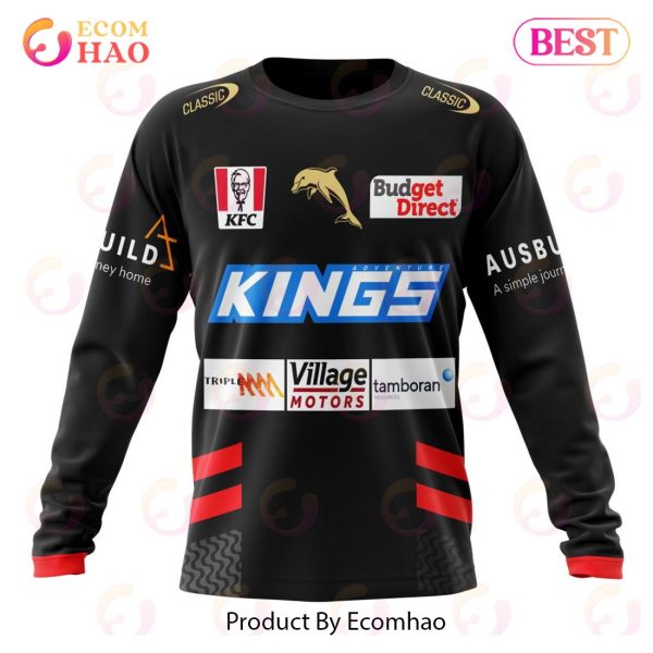 NRL Dolphins 2023 Training Black Kits