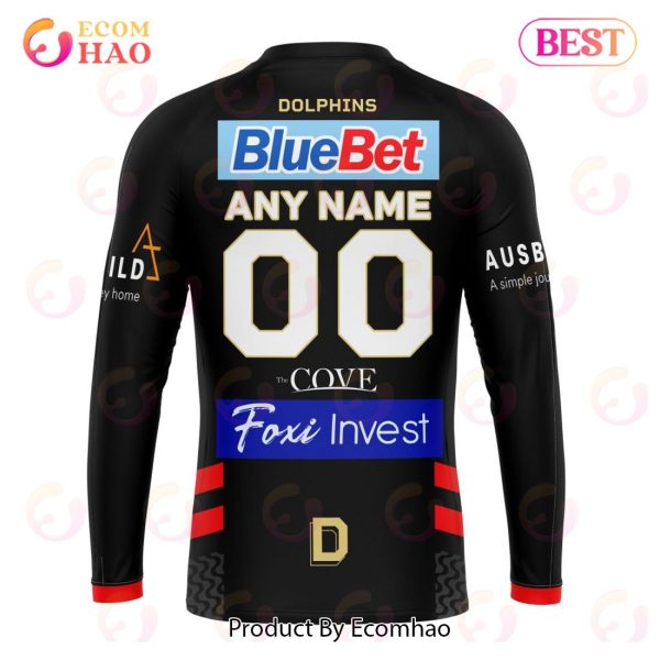 NRL Dolphins 2023 Training Black Kits