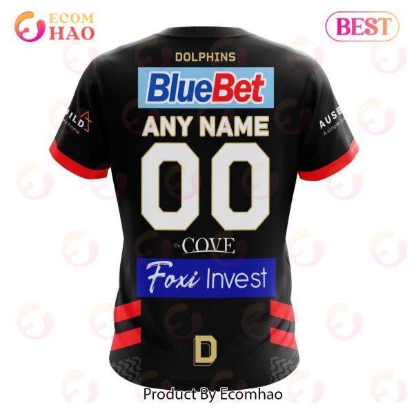 NRL Dolphins 2023 Training Black Kits