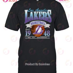 Los Angeles Lakers Nike 75th Anniversary Courtside Element Long Sleeve  T-Shirt - Black