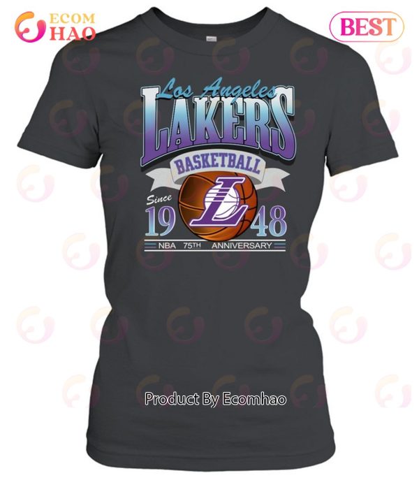 Los Angeles Lakers Basketball Since 1948 NBA 75th Anniversary LAL Fan Unisex T-Shirt