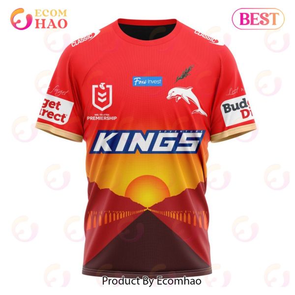 NRL Dolphins Special ANZAC Day Kits 2023 3D Hoodie