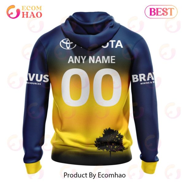 NRL North Queensland Cowboys Special ANZAC Day Kits 2023 3D Hoodie