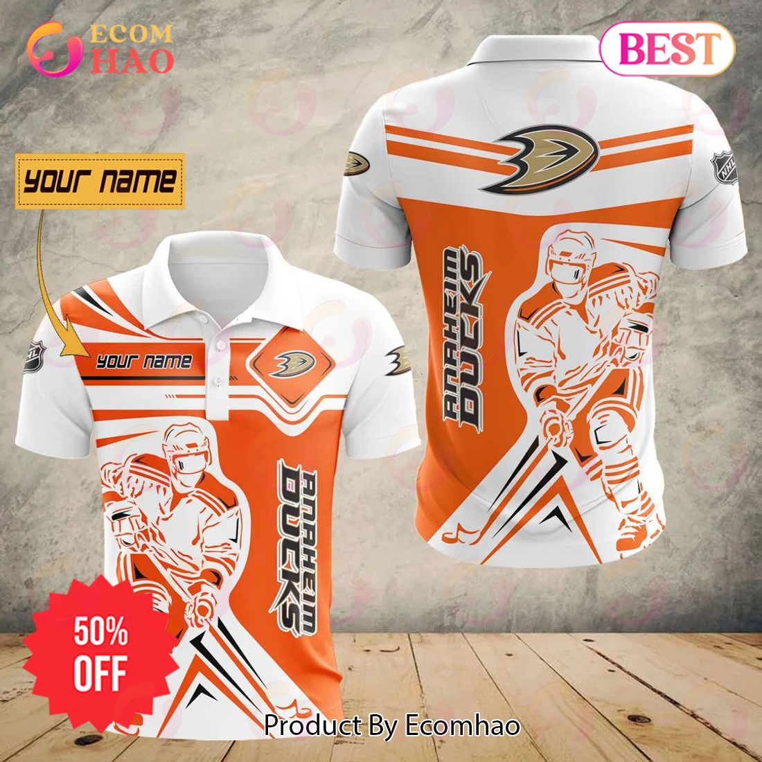 NHL Anaheim Ducks Special Polo Concept