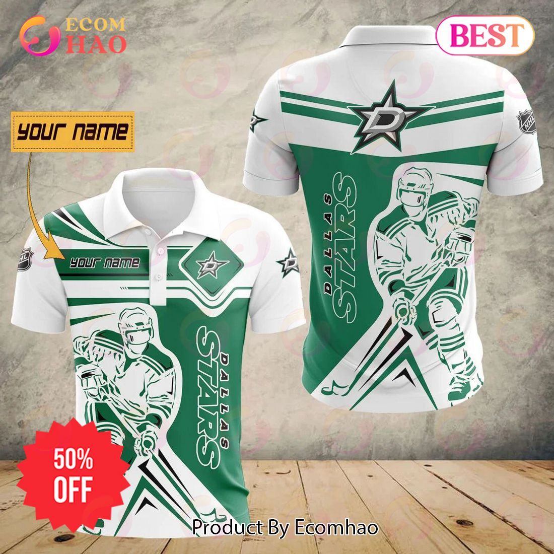 NHL Dallas Stars Special Polo Concept