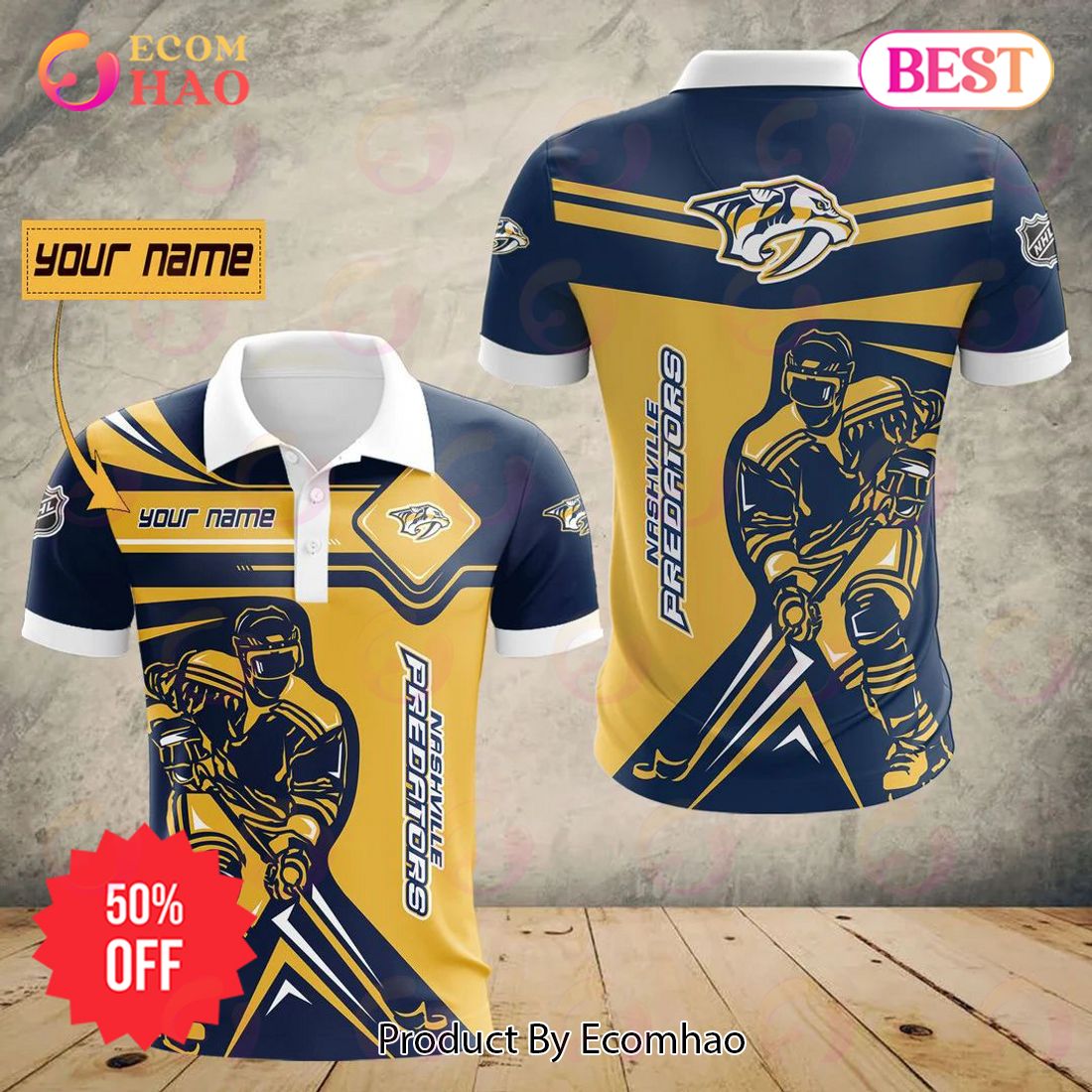 NHL Nashville Predators Special Polo Concept