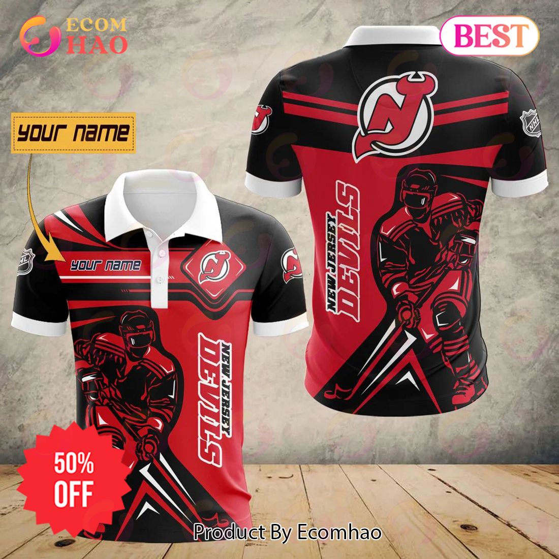 NHL New Jersey Devils Special Polo Concept