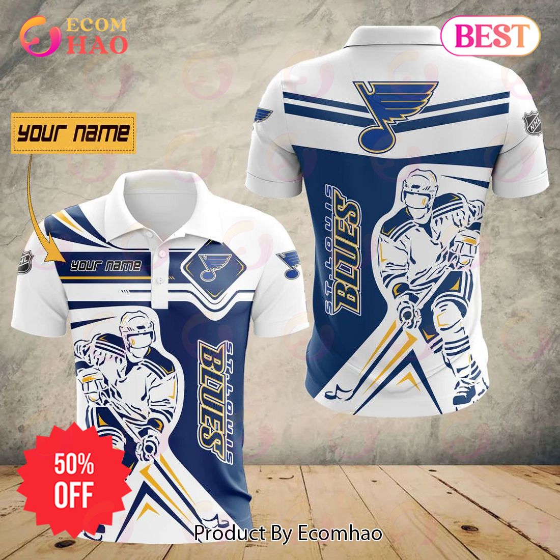 NHL St. Louis Blues Special Polo Concept