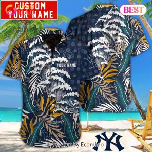 MLB New York Yankees Special Hawaiian Design Button Shirt