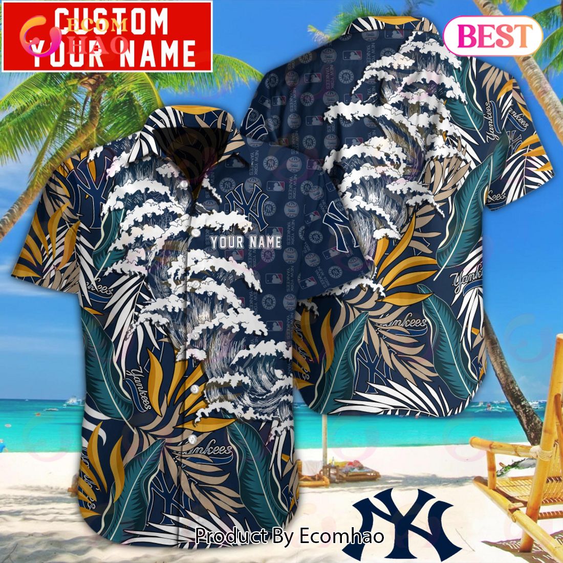 MLB Oakland Athletics Special Hawaiian Design Button Shirt